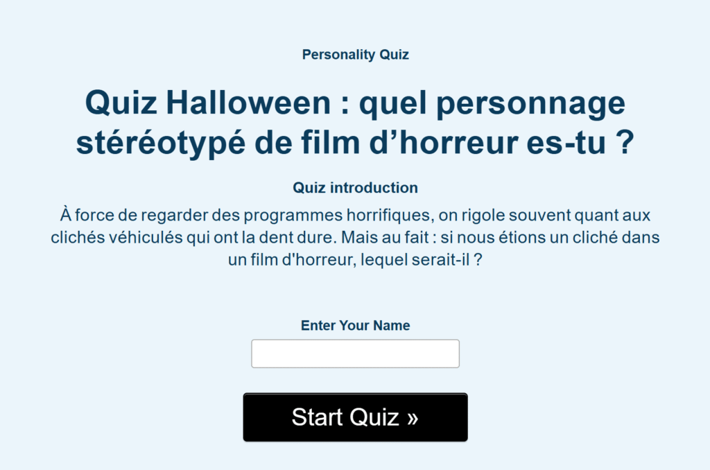 Quiz : quel personnage stéréotypé de film d'horreur es-tu ?